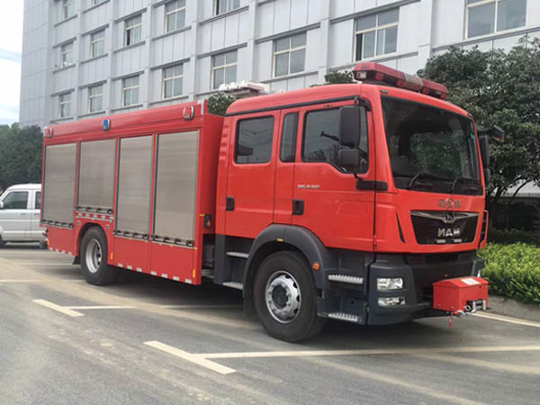 【国五】德国-曼-4.5方压缩空气泡沫消防车
