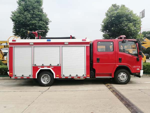 【国六】五十铃700P  3.5吨水罐消防车