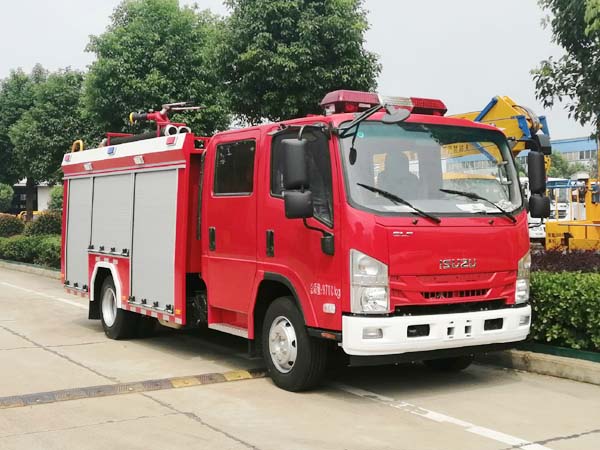 【国六】庆铃2.5方泡沫消防车（KV宽体）3815mm