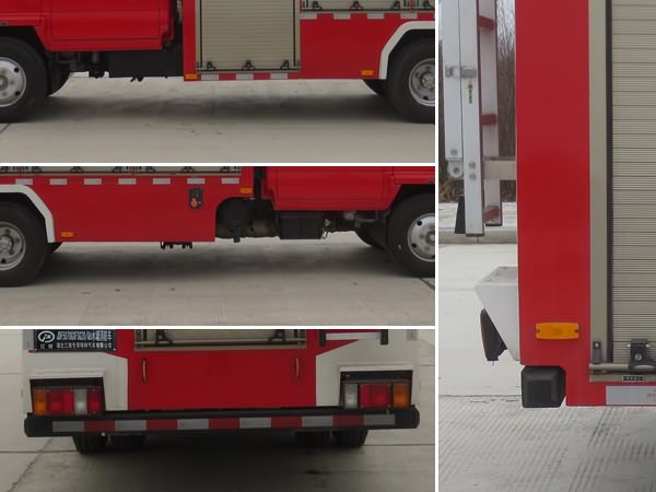 【国六】庆铃3360双排2吨水罐消防车